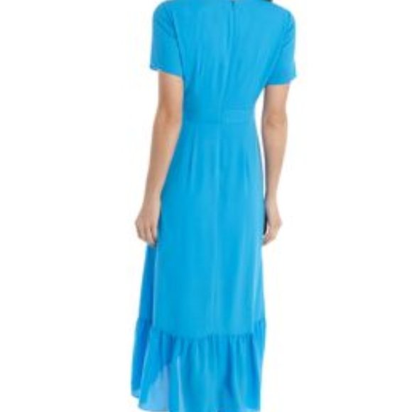 THE LIMITED Short Sleeve Surplice Ruffle Dress - Picture 2 of 2